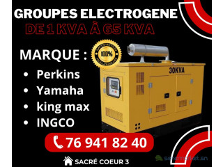 DIVERS GROUPES ELECTROGENES EN VENTE