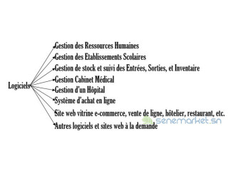 SIRH,CRM,Gestion Scolaire,Gestion Stock,Gestion Cabinet Médical