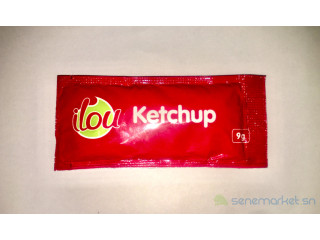 Ketchup en stick 9g en gros par carton de 1000 sticks.