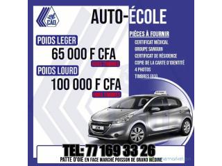 Bourse d'étude auto école . Permis pour tous