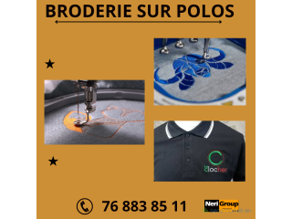 BRODERIE SUR POLOS A TRES BON PRIX