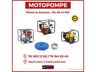 MOTOPOMPES KIPOR , KAMA ET HONDA A VENDRE