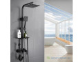 colonne-de-douche-noire-avec-douchette-small-0