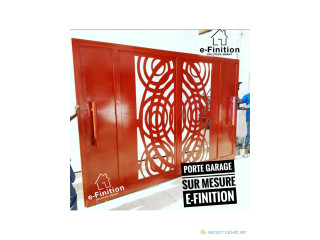 Porte métallique sur mesure avec différentes dimensions