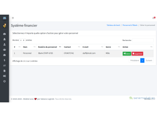 Logiciel de gestion de finance professionnelle