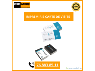 CONCEPTION ET IMPRESSION DE CARTES DE VISITE