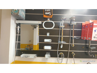 Accessoires de douche + Miroir