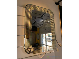 Miroir led rond, rectangle