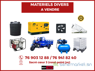 MATERIELS DIVERS EN VENTE AU SENEGAL