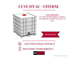 CUVES DEAU CITERNE A VENDRE A BON PRIX AU SENEGAL