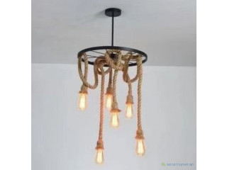 Lustre plafonnier à cordes