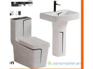 Ensemble sanitaire modèle Sofia blanc