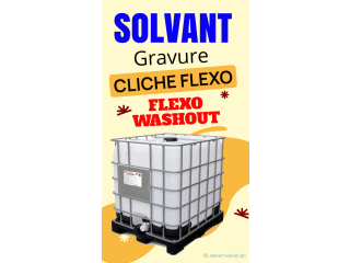 SOLVANT POUR GRAVURE DE PLAQUES DE FLEXOGRAPHIE