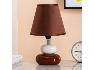 Lampe de chevet marron