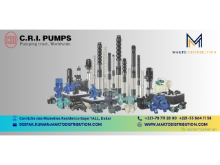 CRI Pumps Indian Makto Industrial Product Distribution in Dakar, Senegal