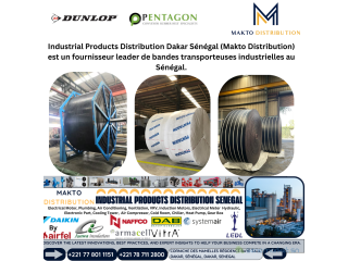 Industrial Products Distribution Dakar Senegal Makto is a leading supplier of industrial conveyor belts in Senegal