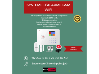 SYSTEME DALARME GSM/WIFI DISPONIBLE AU SENEGAL