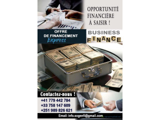 OBTENEZ DES FINANCEMENTS POUR REALISER VOS PROJETS
