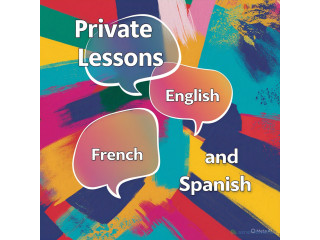 Cours particuliers de langue en français,en anglais et en espagnol