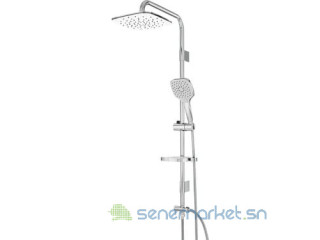Colonne de douche chromé avec un robinet simple