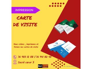 IMPRESSION DE VOS CARTES DE VISITE POSSIBLE A NERI GROUP.