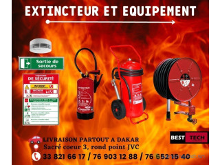 EXTINCTEUR POUDRE ABC, A EAU ET CO2 EN VENTE AU SENEGAL