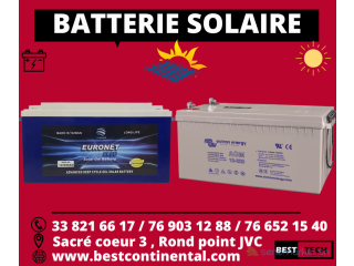 BATTERIES SOLAIRES EURONET, VITRON ENERGY ET SUKAM EN VENTE