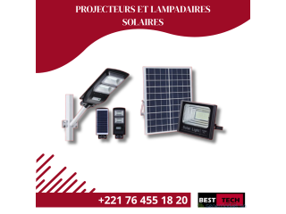 PROJECTEURS ET LAMPADAIRES SOLAIRE EN VENTE