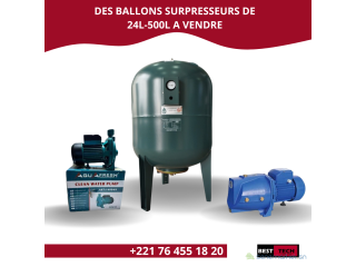 DES BALLONS SURPRESSEURS DE 24L-500L EN VENTE