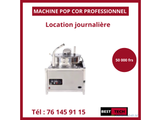 LOCATION DE MACHINES À POP-CORN ET BARBE À PAPA