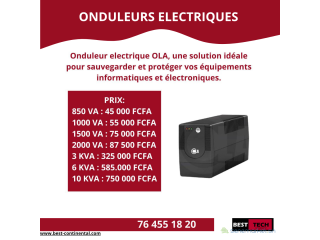 DES ONDULEURS ELECTRIQUES EN VENTE AU SENEGAL