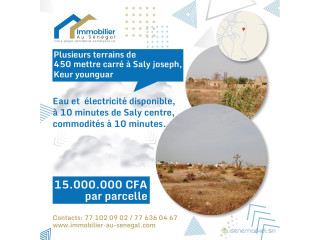 Terrains de 450 mètres carrés à vendre à Saly Sénégal