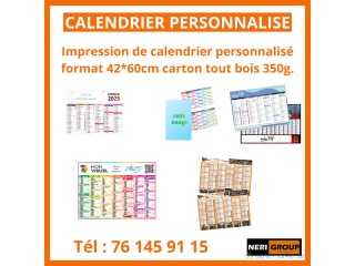 CALENDRIERS PERSONNALISÉS : VOTRE TEMPS, VOTRE STYLE !
