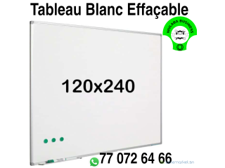 Tableau Blanc Effaçable 120cmx240cm