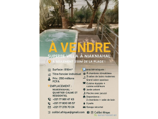 Villa à vendre