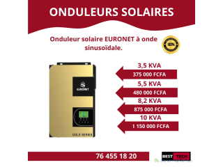 ONDULEURS SOLAIRE DE MARQUE EURONET A VENDRE
