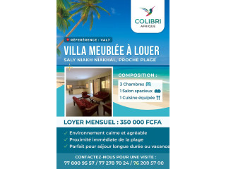 Villa meublé à louer