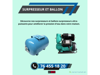 SURPRESSEURS ET BALLONS DE PRESSION À VENDRE