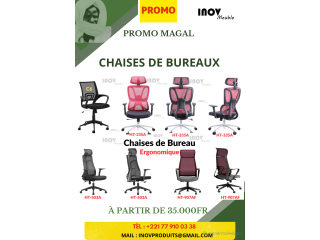 Chaises et Fauteuils de bureau Promo MAGAL A3