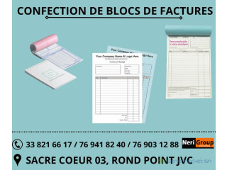 VENTE DE BLOCS FACTURES AU SENEGAL ....
