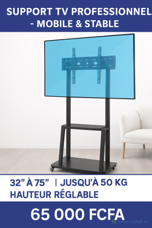 support-tv-sur-pieds-avec-roulettes-mobile-robuste-et-compatible-de-32-a-75-big-0