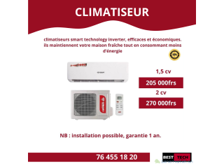 CLIMATISEURS DESKA , SMART TECHNOLOGY , SKYLINE A DAKAR