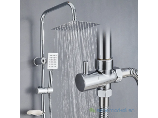 Chasse de douche chromé