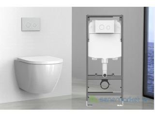 Chaise anglaise pour toilettes suspendue