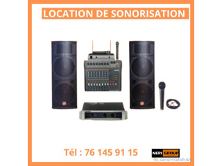 SONORISATION A LOUER