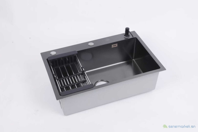evier-1-bac-noir-avec-un-distributeur-de-savon-big-0