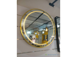 Reflet Led décoratif rond doré