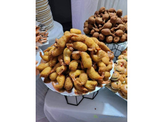Beignets crevettes panés