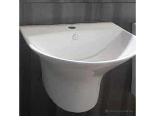 Lavabo suspendu sans robinet