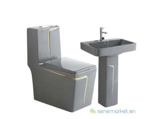 Ensemble SOPHIA gris doré